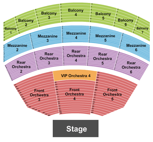 The Theatre Bert Kreisher Seating Chart